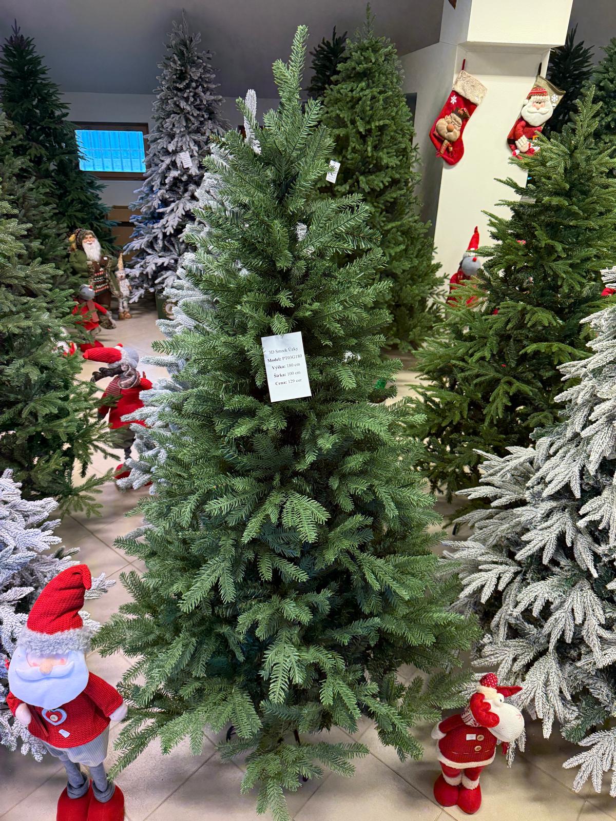 Umelý vianočný 3D stromček